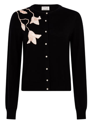 Magnolia Appliqué Cardi