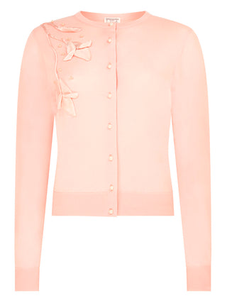 Magnolia Appliqué Cardi