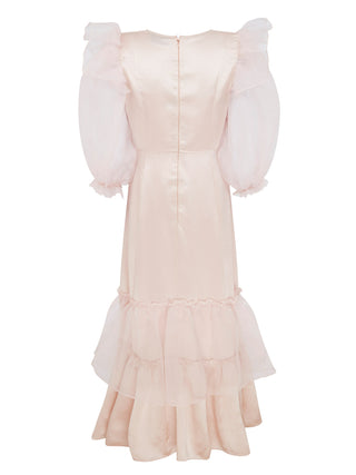 Bow Belle Silk Cloud Puff Dress