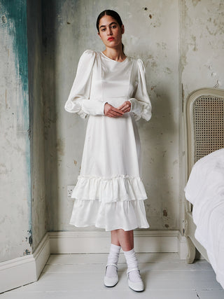 Romanticism Reborn Silk Cloud Dress