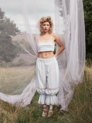 Bralette Top in Crisp White