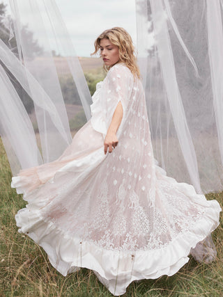 Peacock Lace Cape