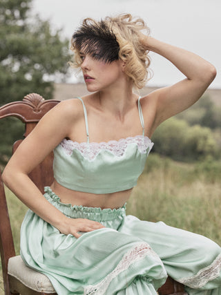 Bralette Top in Peppermint