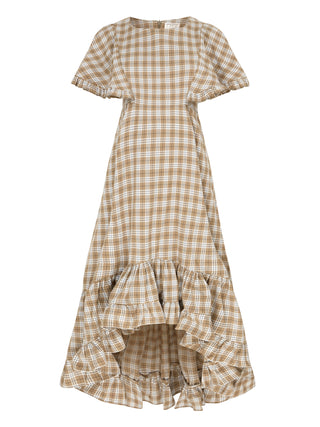 La La Dress Check Cotton