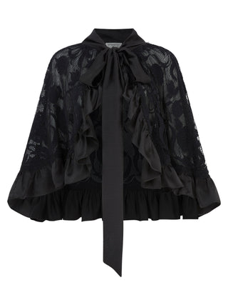 Short Magnolia Lace Cape