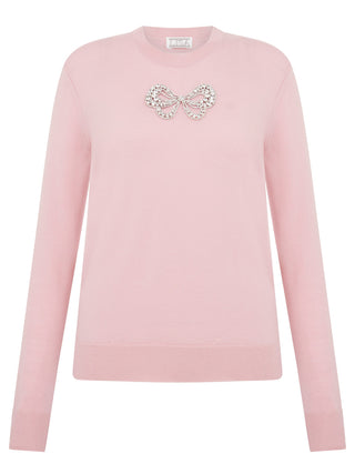 Bow Sweater in Pink