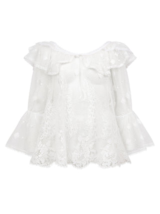 Peacock Pierrot Top