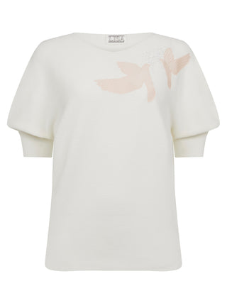 Puff Dove Sweater