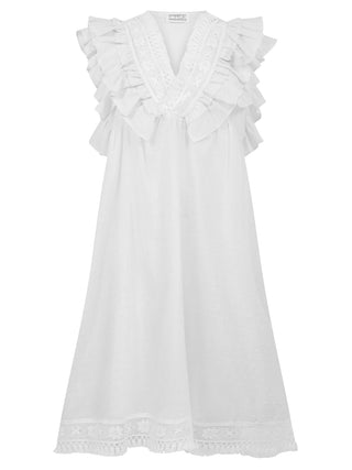 Teardrop Dress in White