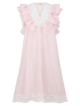 Teardrop Dress with Pastel Dots