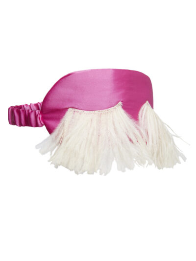 Home For The Holidays Eye mask in Hot Pink Silk