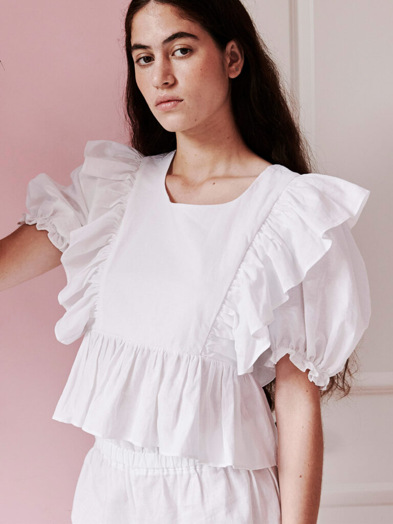 Cafe Society Plumsy Top