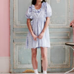 上品な mimisoph cherish ribbon jumper skirt euro.com.br