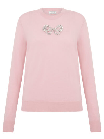 Bow Sweater in Pink